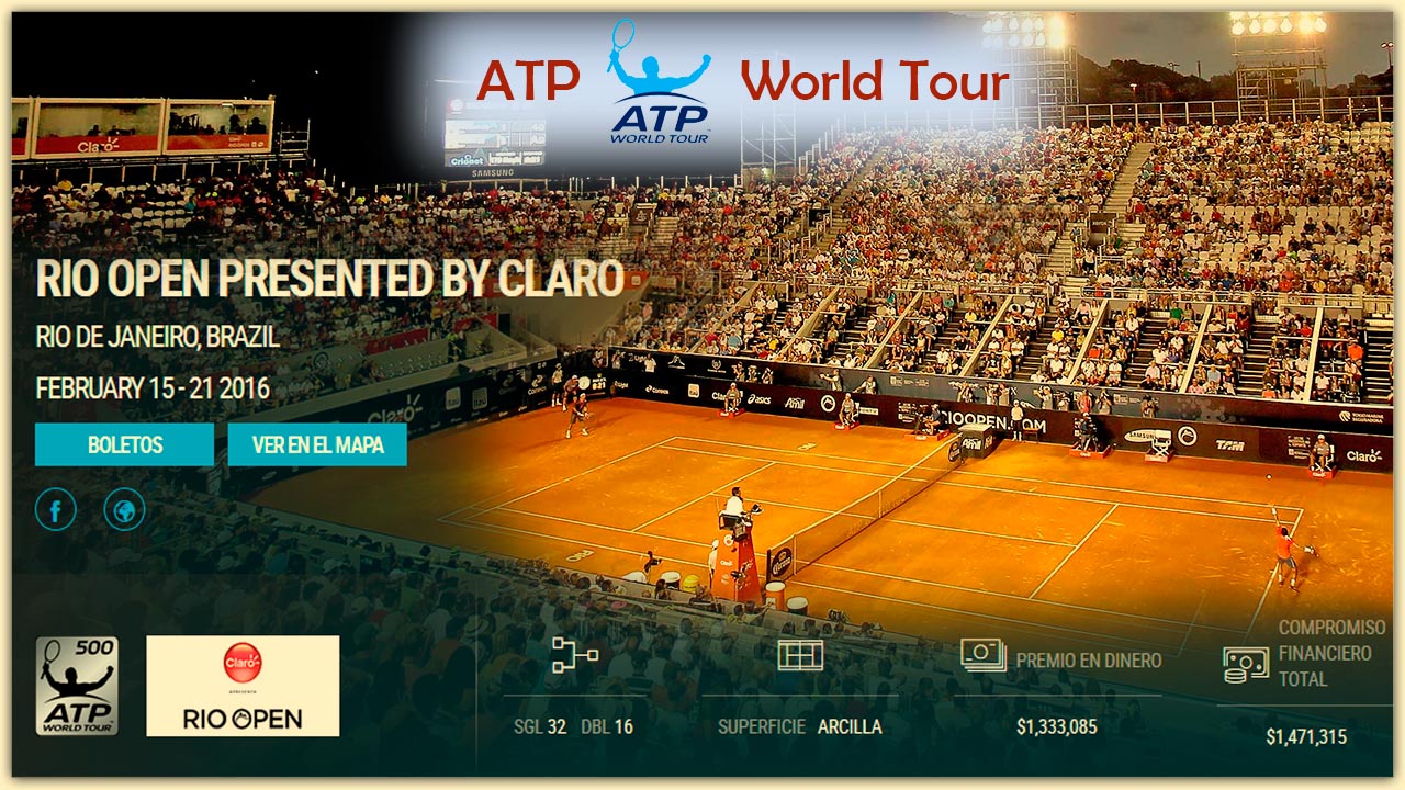 Disfruta en directo de los mejores partidos del ATP World Tour