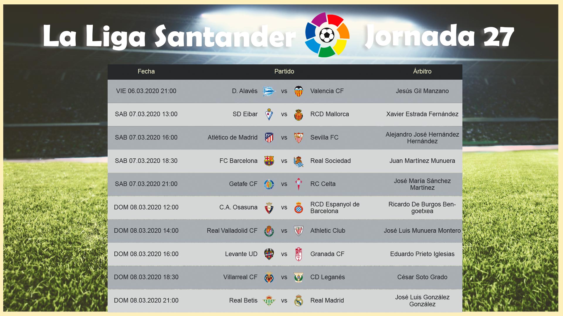 Sigue en directo todos los partidos de LaLiga Santander en La Bekada